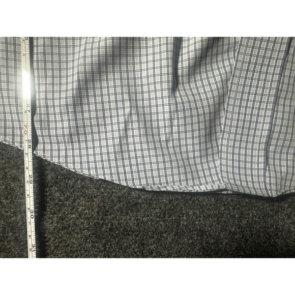 Brooks Brothers Shirt Mens Medium Striped Blue Regent Non Iron 15 1/2 - 33 - Picture 6 of 6
